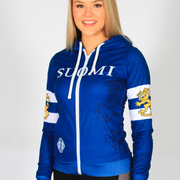 Tackla Suomi SBL FZ Hupparitakki Slim Fit Naiset