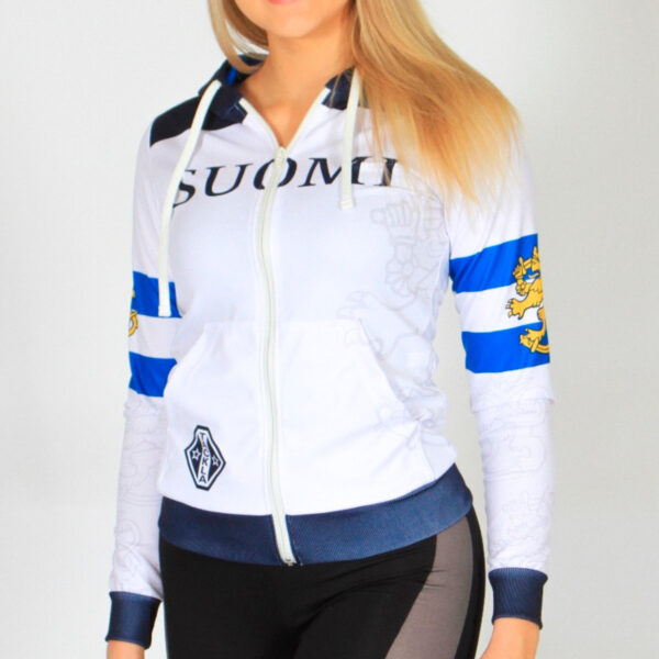 Tackla Suomi SBL FZ Hupparitakki Slim Fit Naiset
